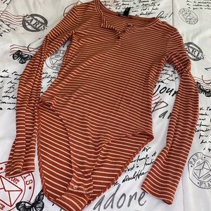 striped bodysuit “ Forever 21”
